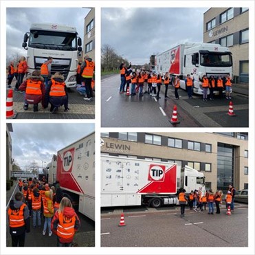 Blind spot awareness training children