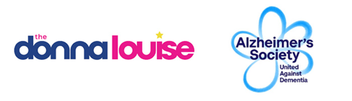 the donna louise and alzheimer's society logos
