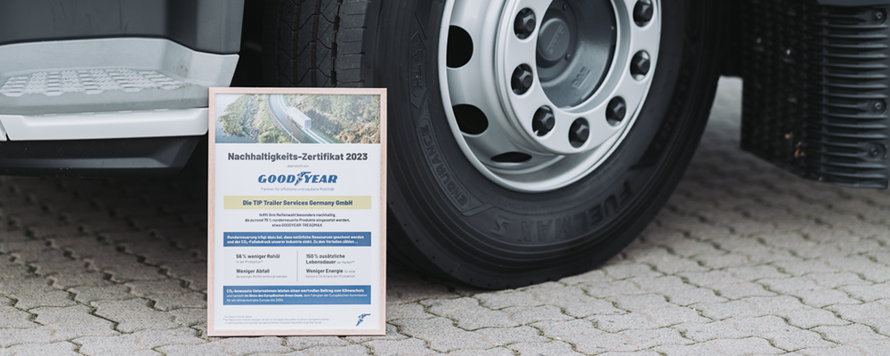 LKW-Reifen Zertifikat TIP Group