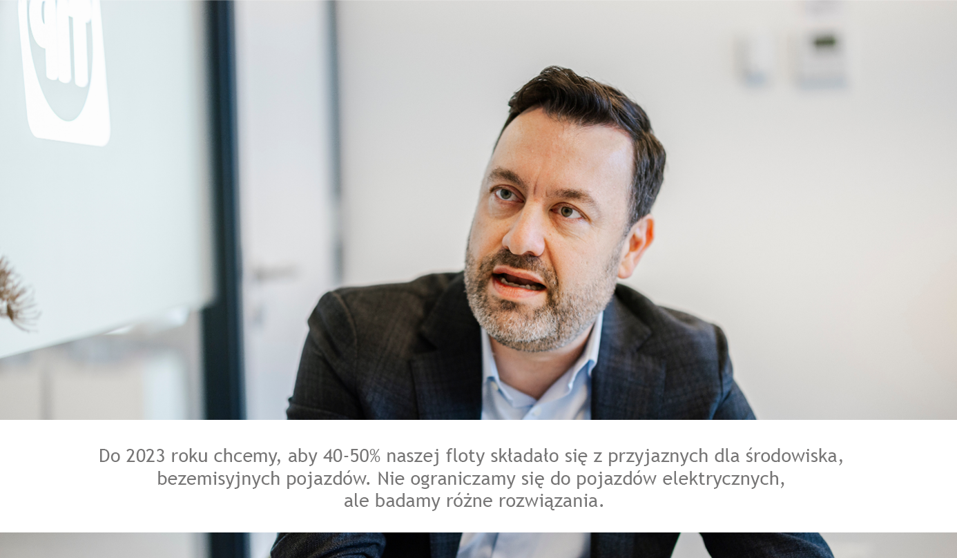 bezemisyjnego transportu w TIP Group