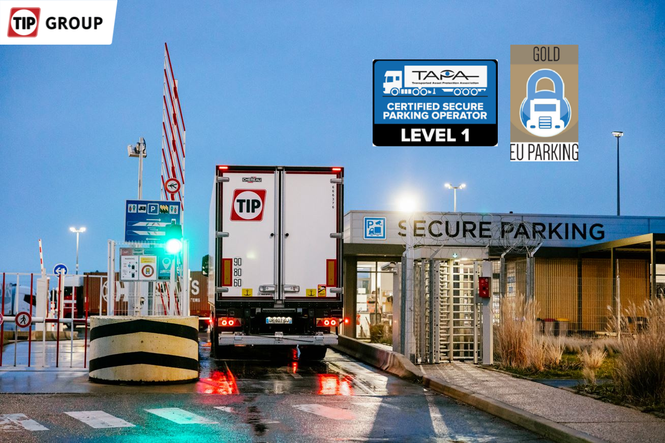 Secure Truck Parking, Delta Park, achieves Gold certification under EU standards