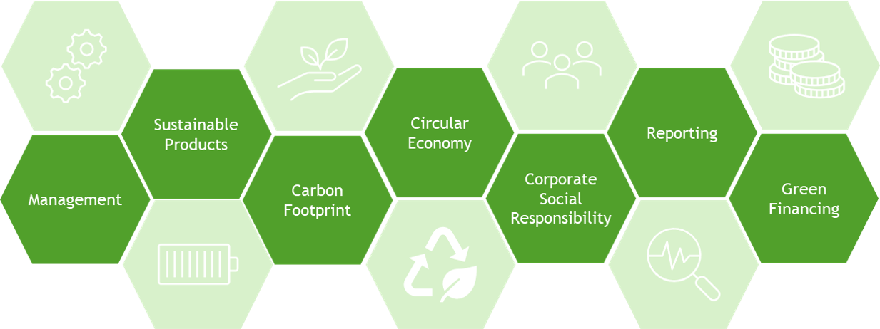 Carbon footprint green